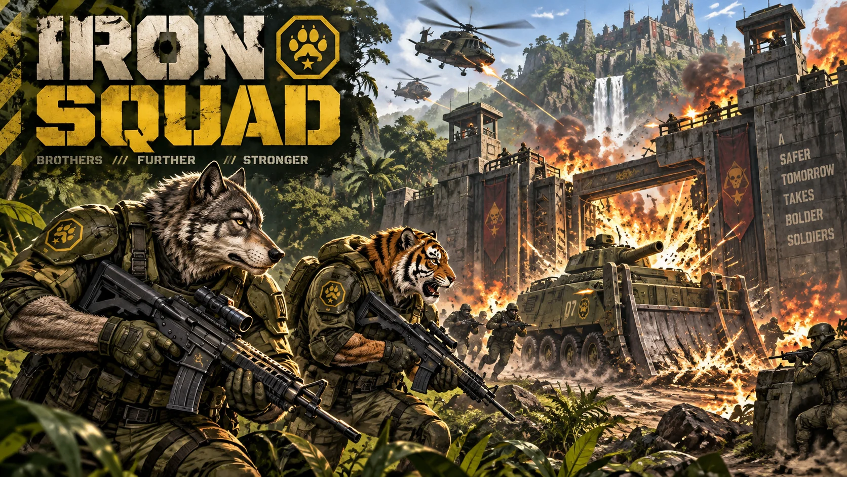 Iron Squad combat key art