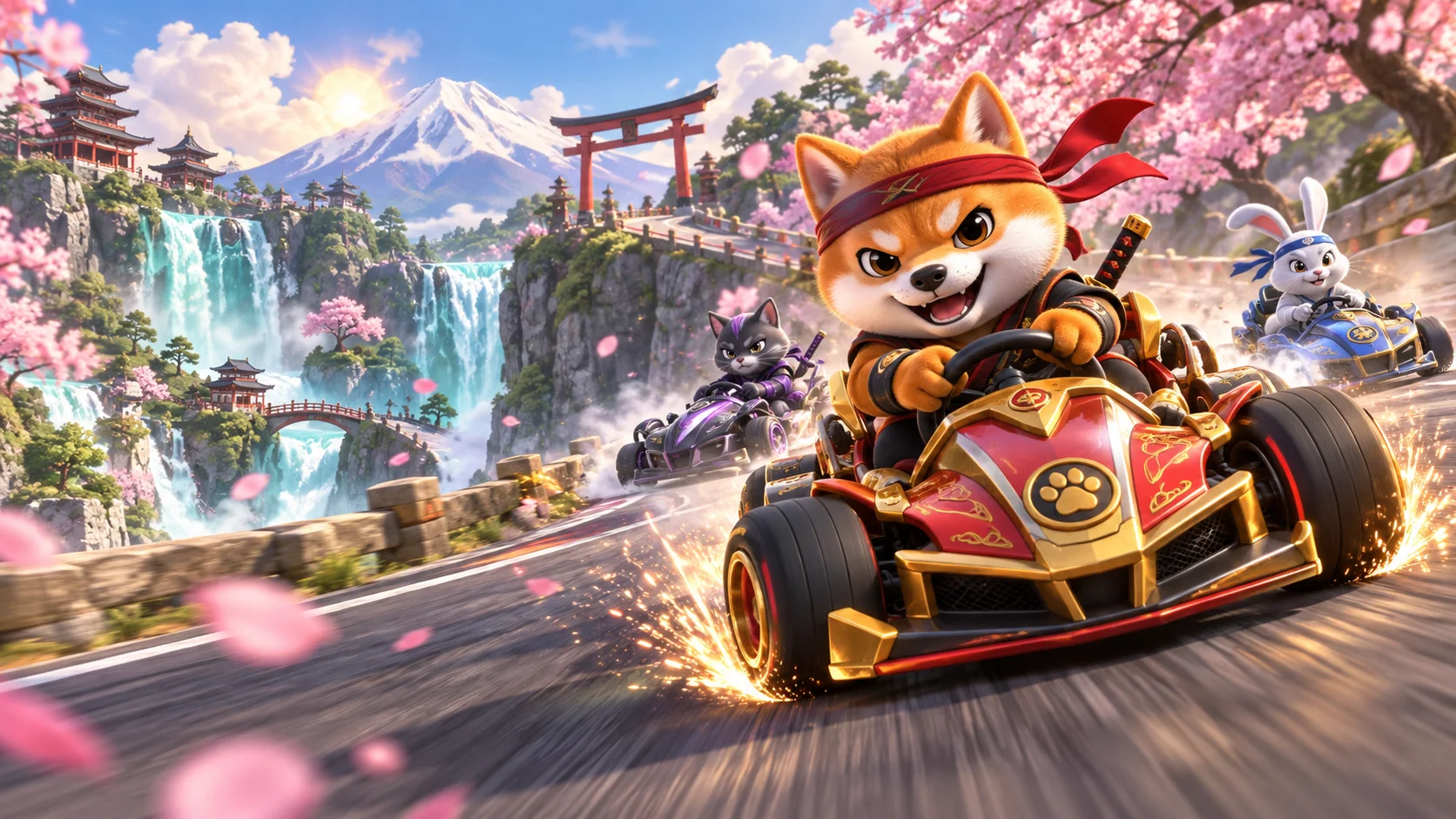 Katana Inu Kart key art
