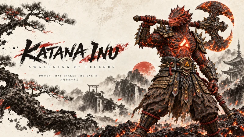 Lava-armored warrior carrying a blazing double-headed axe